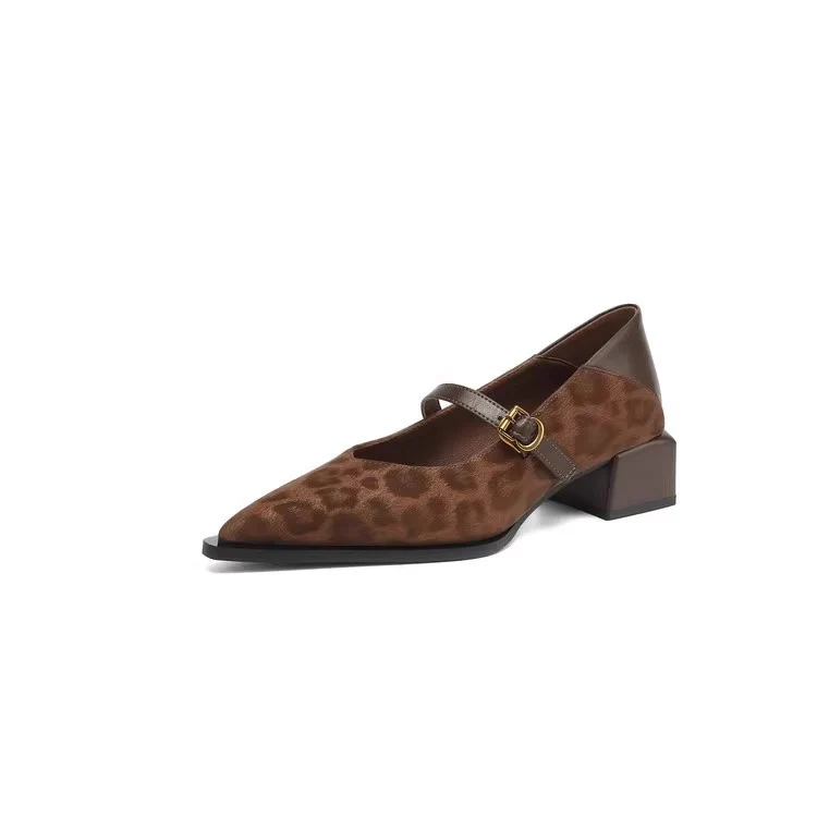 Damen Ballerinas mit elegantem Riemen und dekorativem Verschluss Heidi Mode - Image 5