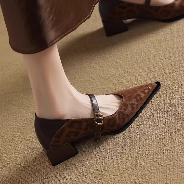 Damen Ballerinas mit elegantem Riemen und dekorativem Verschluss Heidi Mode - Image 7