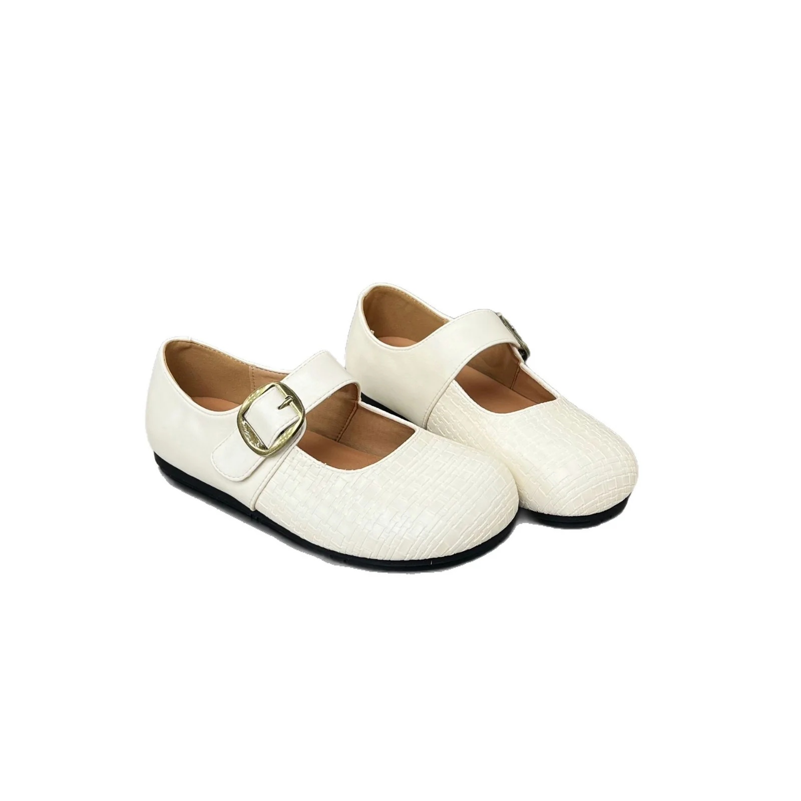 Damen Ballerinas mit elegantem Riemen und strukturiertem Obermaterial Heidi Mode - Image 5