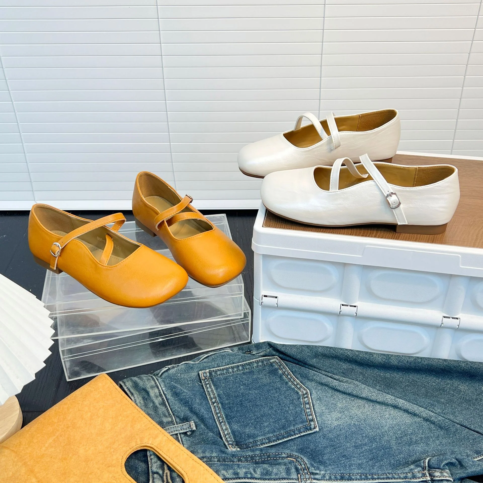 Damen Ballerinas mit elegantem Riemen und weicher Innensohle Heidi Mode - Image 3