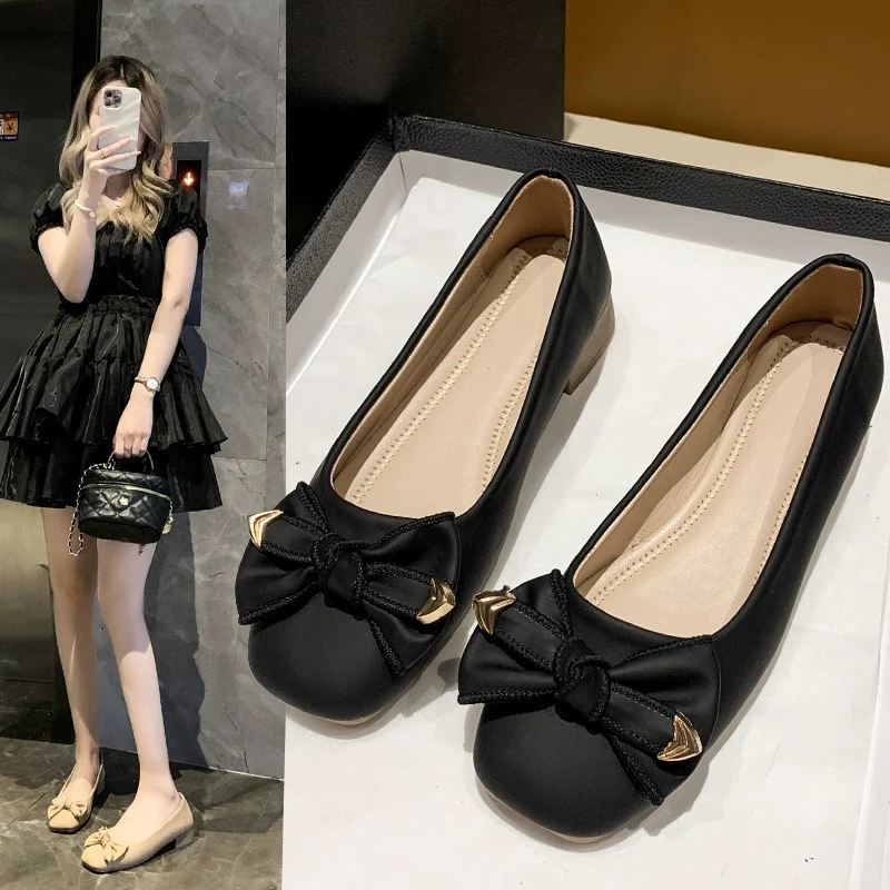 Damen Ballerinas mit elegantem Schleifen-Detail und weichem Fußbett Heidi Mode - Image 2