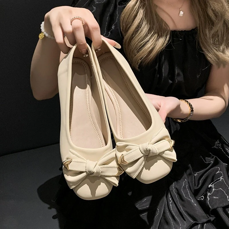 Damen Ballerinas mit elegantem Schleifen-Detail und weichem Fußbett Heidi Mode - Image 4