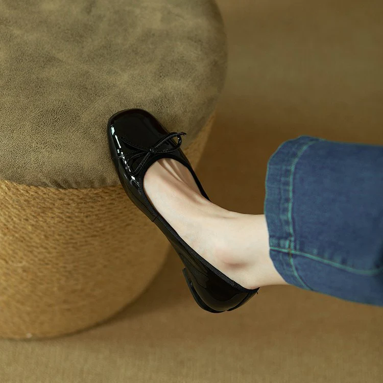 Damen Ballerinas mit elegantem Schleifen-Detail und widerstandsfähiger Sohle Heidi Mode - Image 3