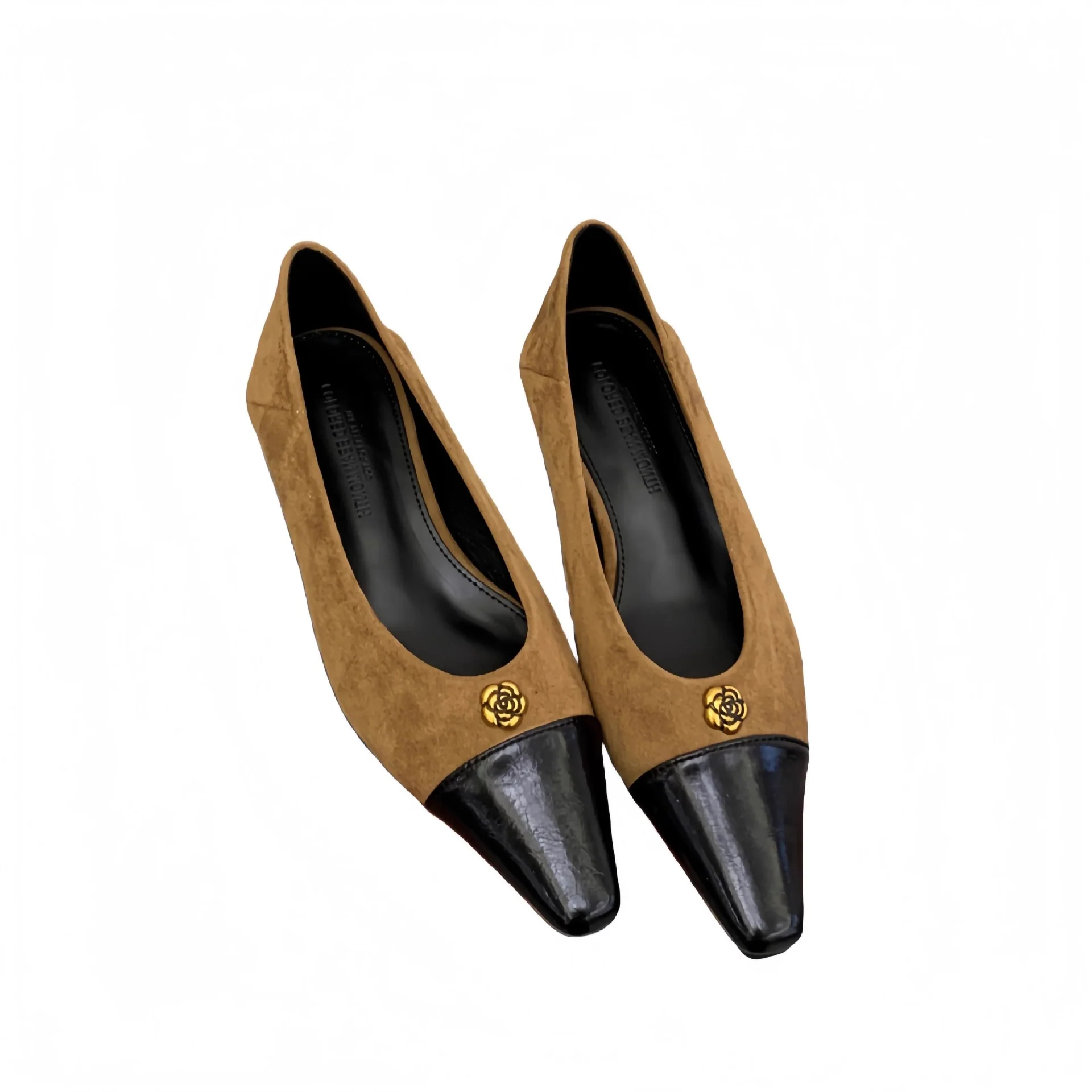 Damen Ballerinas mit elegantem spitz zulaufendem Design und modischem Lackakzent Heidi Mode - Image 5