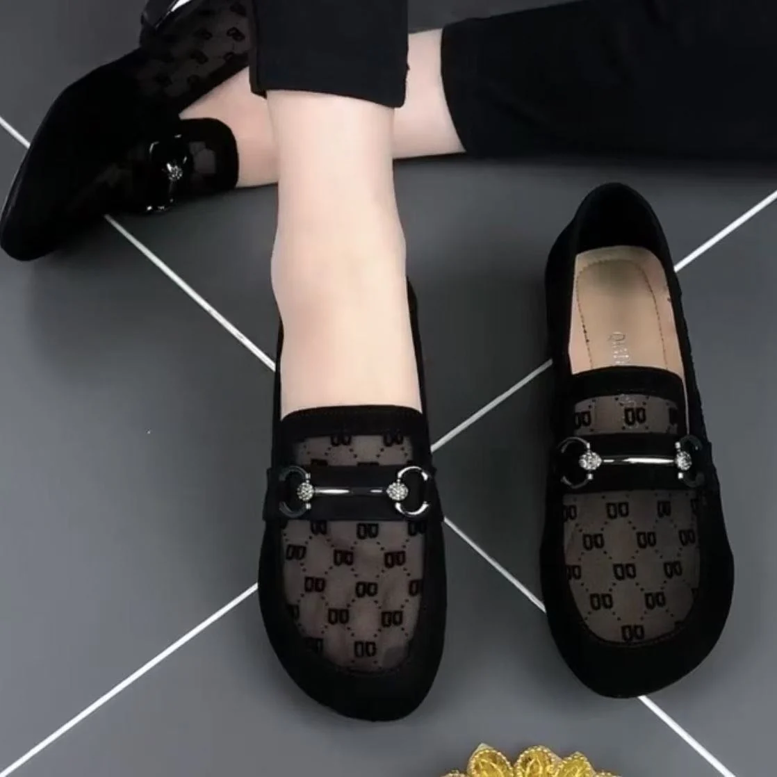 Damen Ballerinas mit elegantem Transparenz-Design und modischen Akzenten Heidi Mode - Image 4