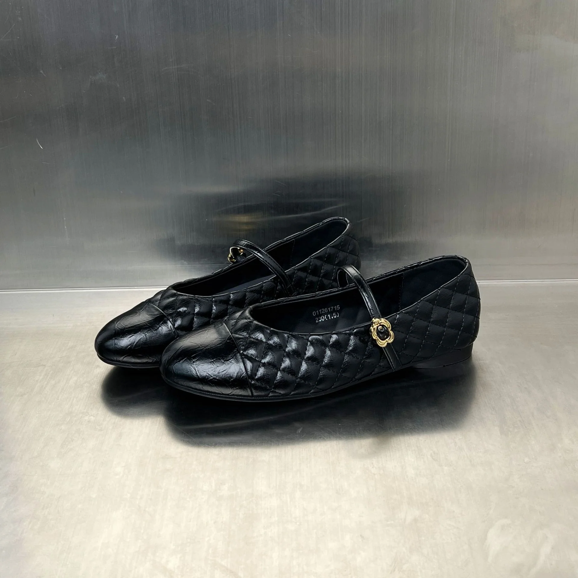 Damen Ballerinas mit eleganter Steppung und dekorativem Riemen Heidi Mode - Image 2