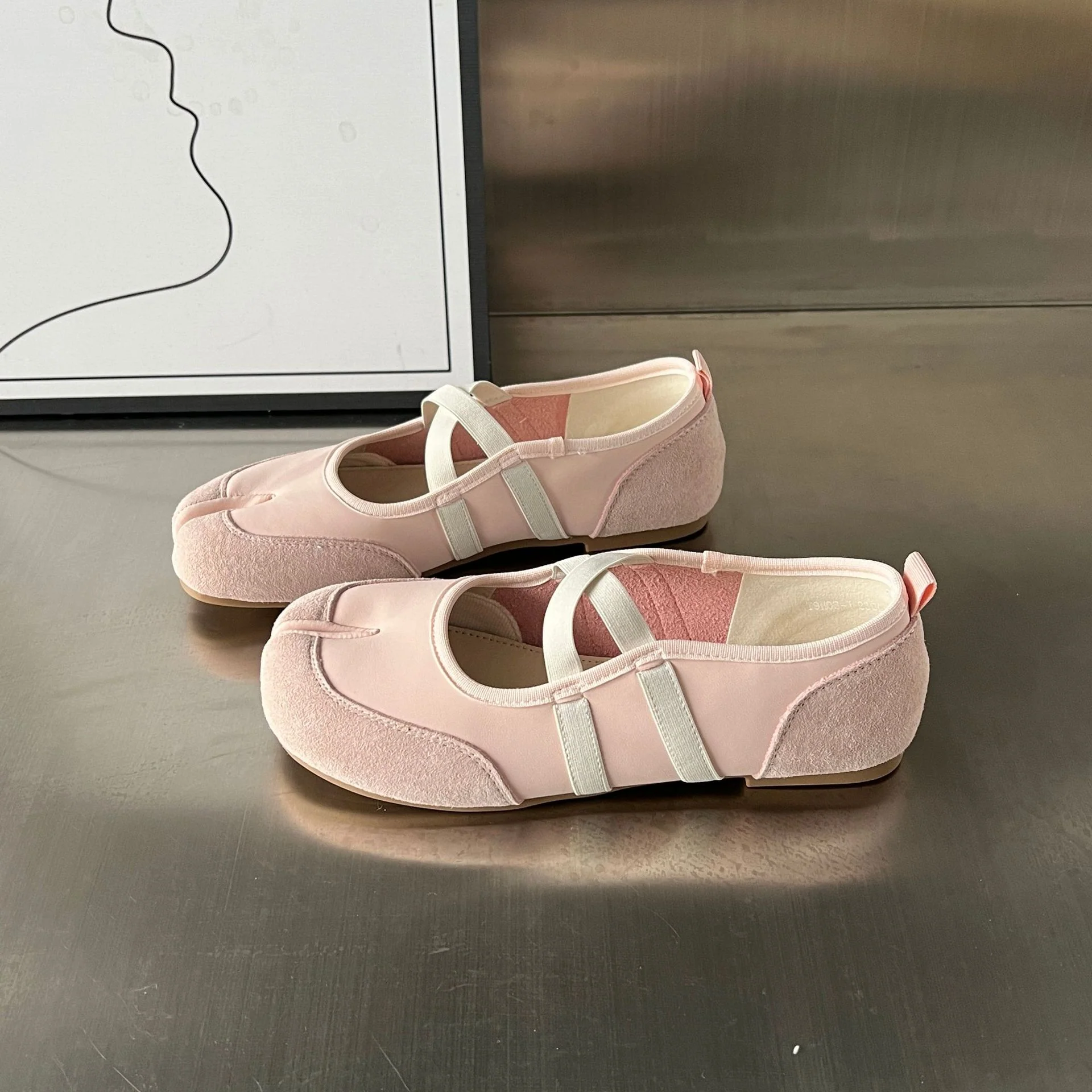 Damen Ballerinas mit feiner Lederoberfläche und komfortabler Sohle Heidi Mode - Image 9