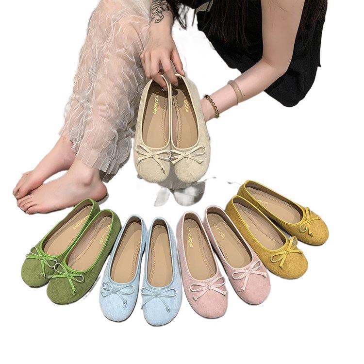 Damen Ballerinas mit feiner Schleifenapplikation Heidi Mode - Image 4