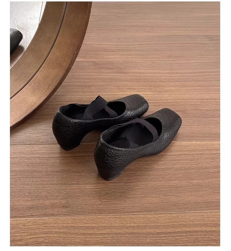 Damen Ballerinas mit gepolsterter Innensohle und elastischem Riemen Heidi Mode - Image 7