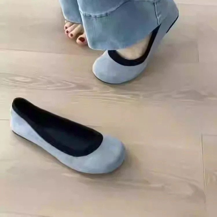Damen Ballerinas mit modischem Leopardenmuster und bequemer Sohle Heidi Mode - Image 2