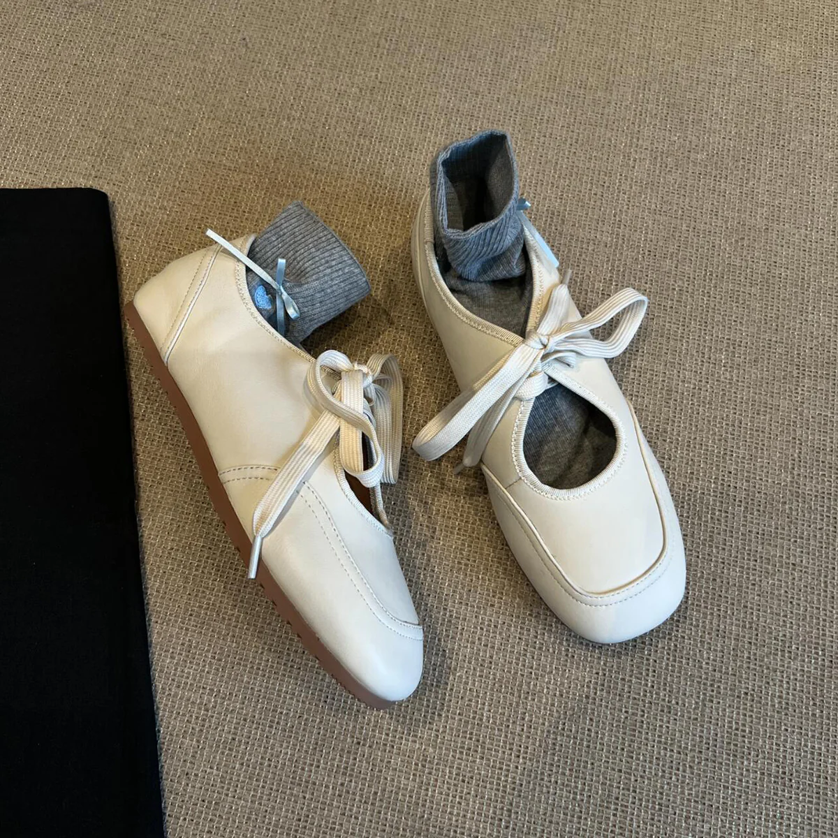 Damen Ballerinas mit modischem Riemchen und atmungsaktivem Innenfutter Heidi Mode - Image 2