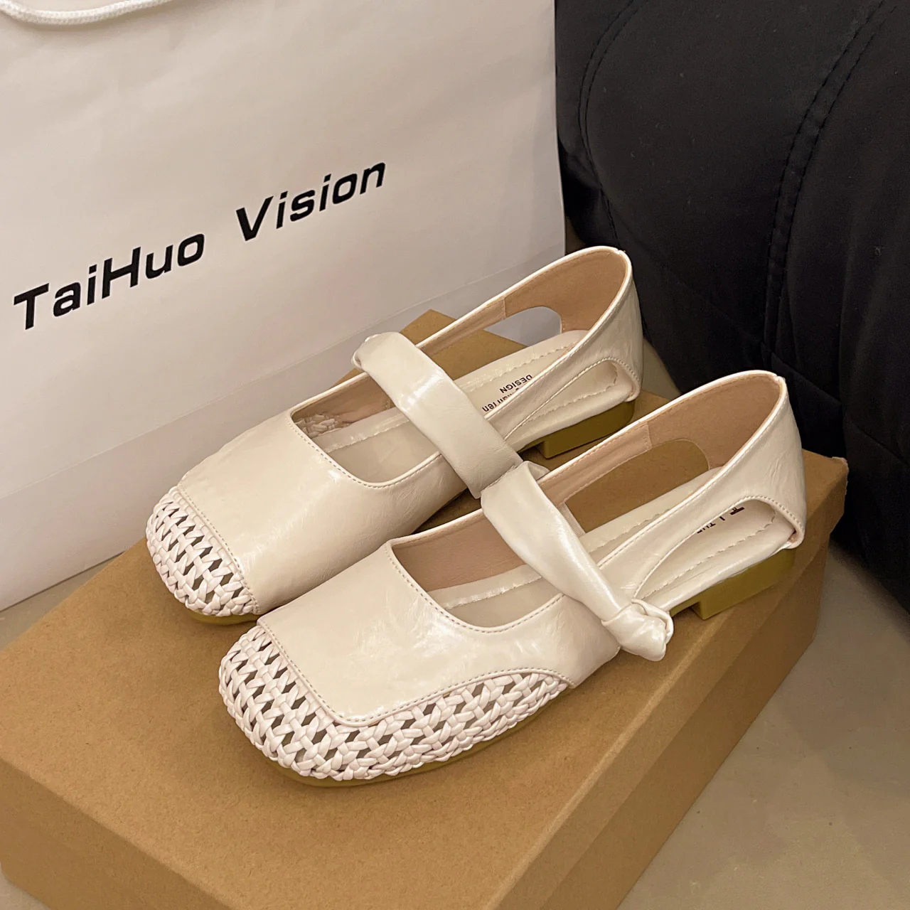 Damen Ballerinas mit modischem Riemchen und elegantem Flechtdetail Heidi Mode - Image 6