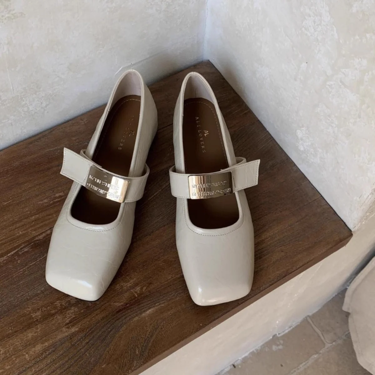 Damen Ballerinas mit modischem Riemchenverschluss und bequemem Fußbett Heidi Mode - Image 2