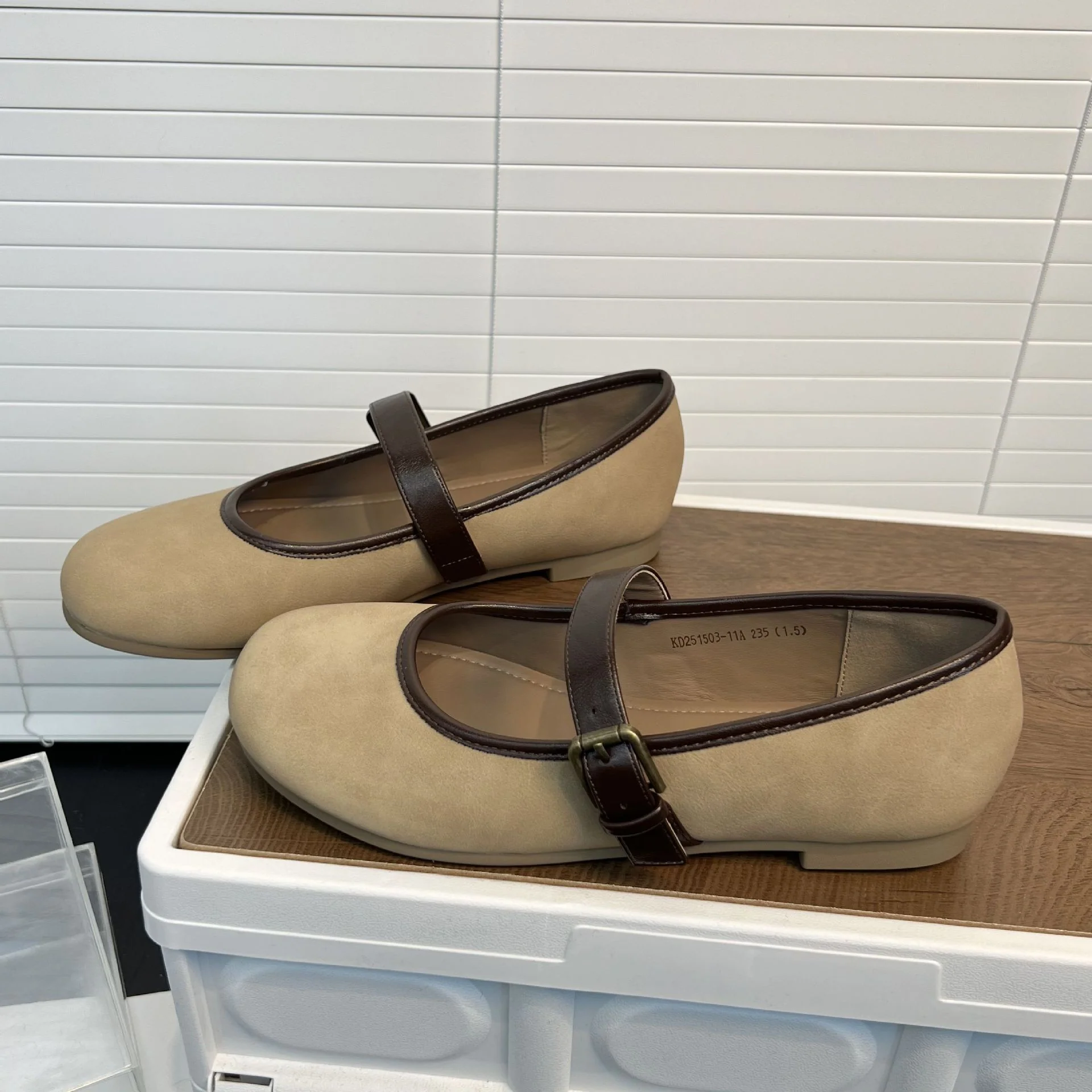 Damen Ballerinas mit modischem Riemen und ergonomischer Innensohle Heidi Mode - Image 2