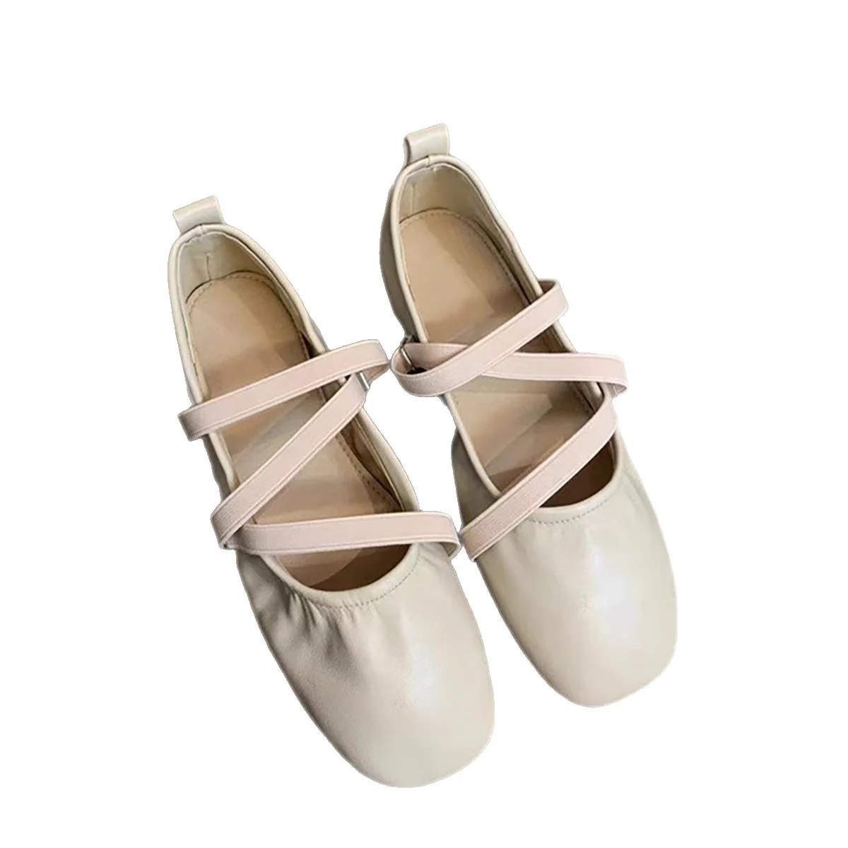 Damen Ballerinas mit modischem Riemen und komfortablem Fußbett Heidi Mode - Image 5
