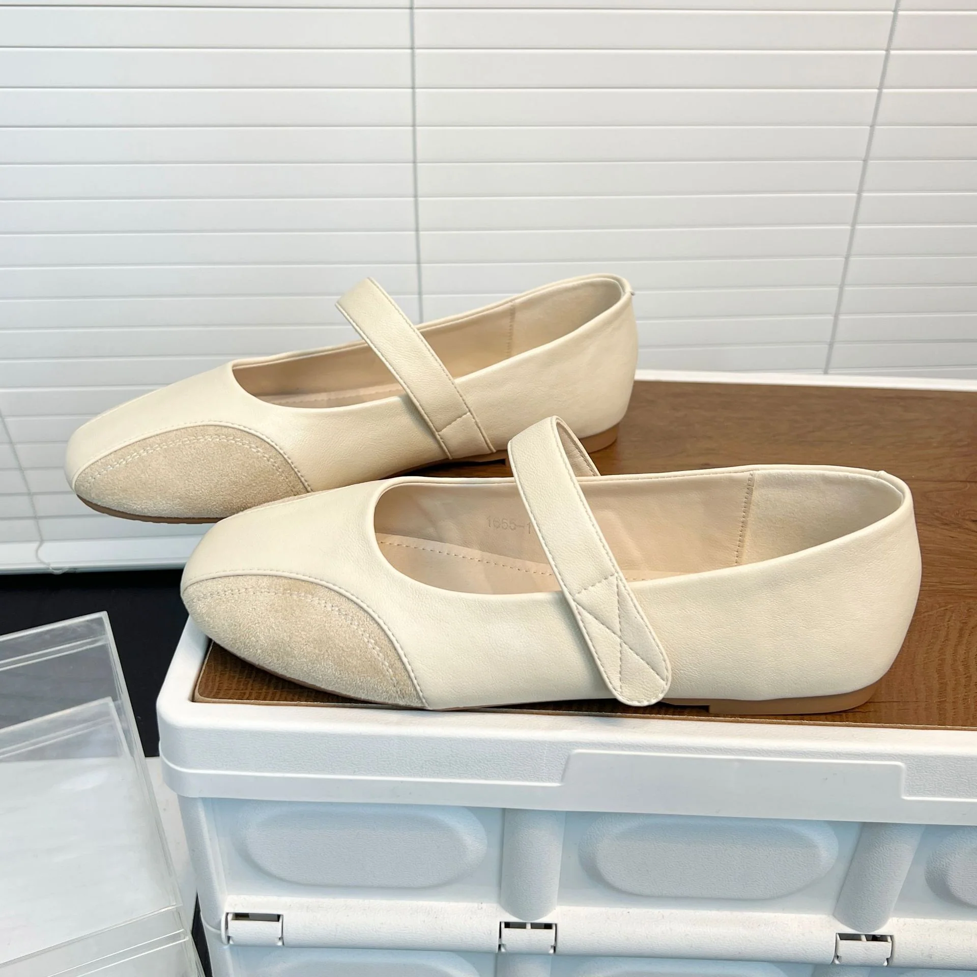 Damen Ballerinas mit modischem Riemenschluss aus hochwertigem Leder Heidi Mode - Image 3