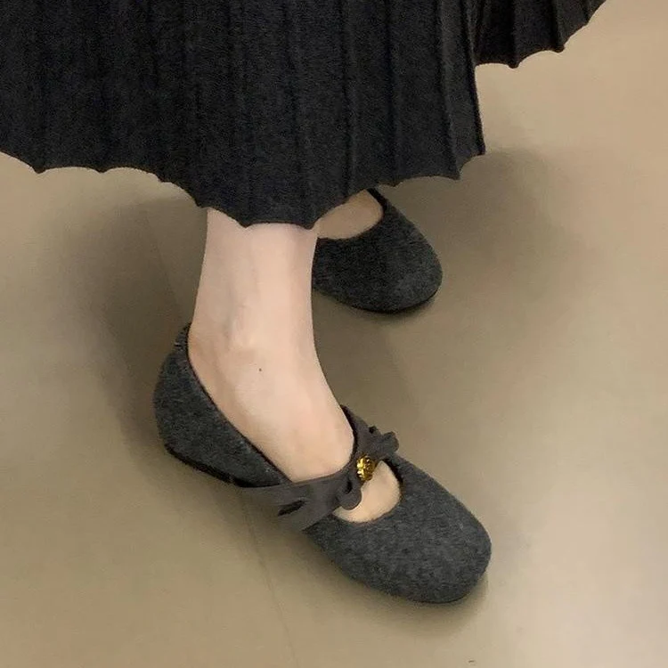 Damen Ballerinas mit modischem Schleifen-Applikation und bequemem Fußbett Heidi Mode - Image 6