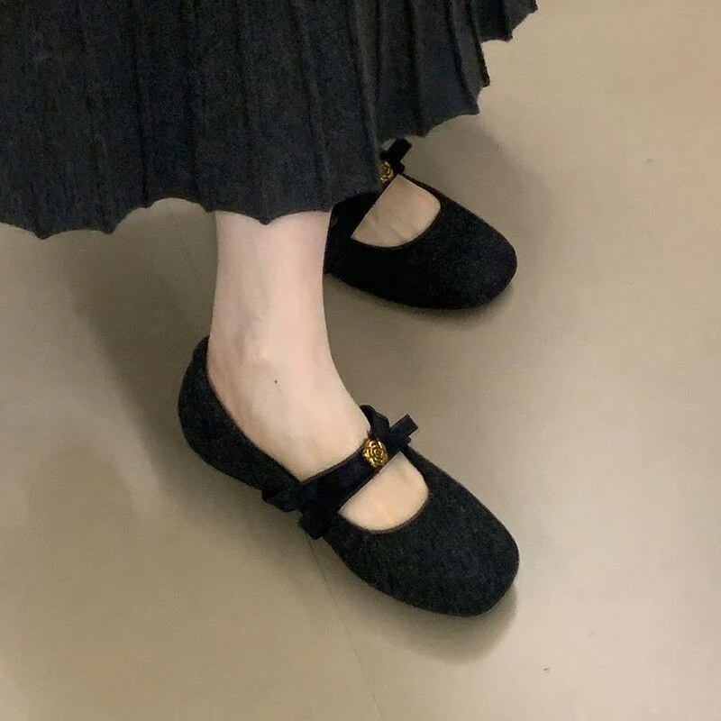 Damen Ballerinas mit modischem Schleifen-Applikation und bequemem Fußbett Heidi Mode - Image 7