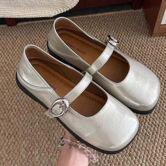 Damen Ballerinas mit modischer Schnallen-Applikation und bequemem Fußbett Heidi Mode - Image 2