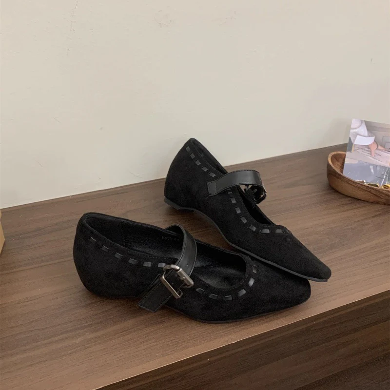 Damen Ballerinas mit modischer Schnallenapplikation und elegantem Spitzendesign Heidi Mode - Image 6