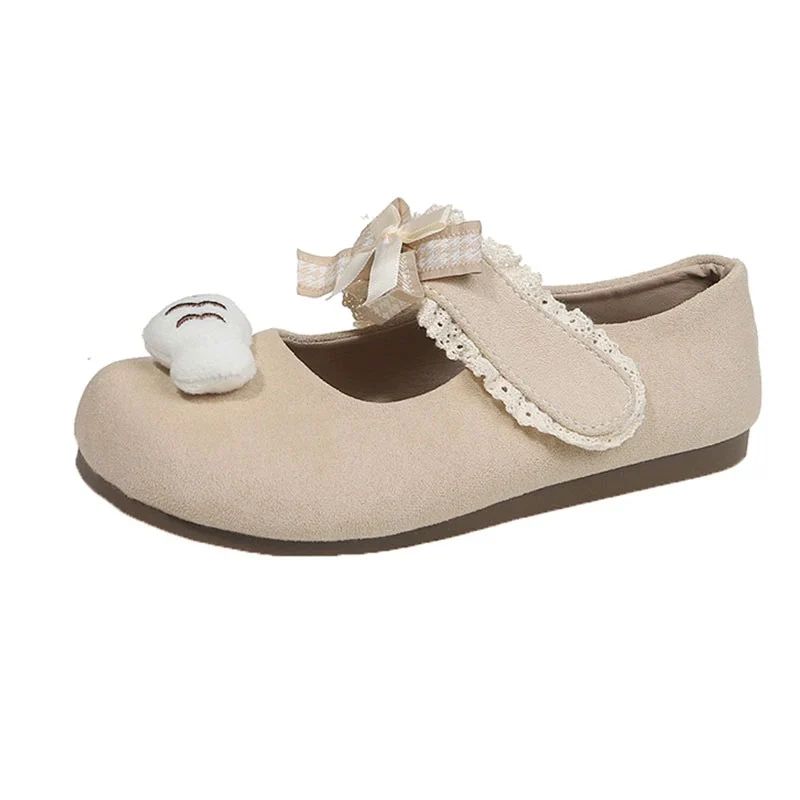 Damen Ballerinas mit niedlichem Tiermotiv und verstellbarem Riemen Heidi Mode - Image 5