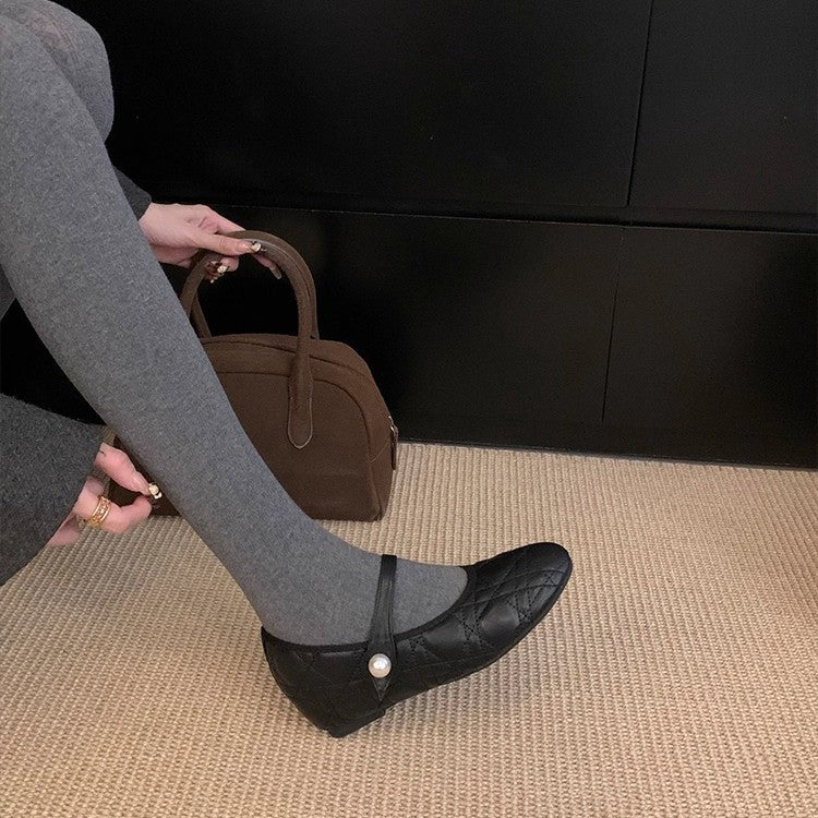 Damen Ballerinas mit schickem Riemen und eleganter Stepp-Optik Heidi Mode - Image 3