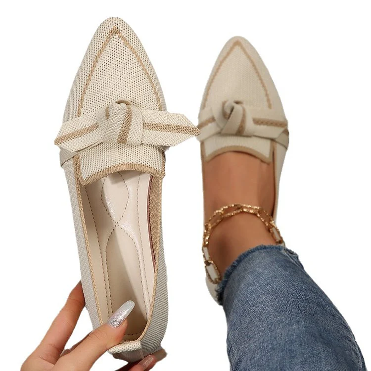 Damen Ballerinas mit schickem Schleifen-Detail und stabiler Sohle Heidi Mode - Image 5