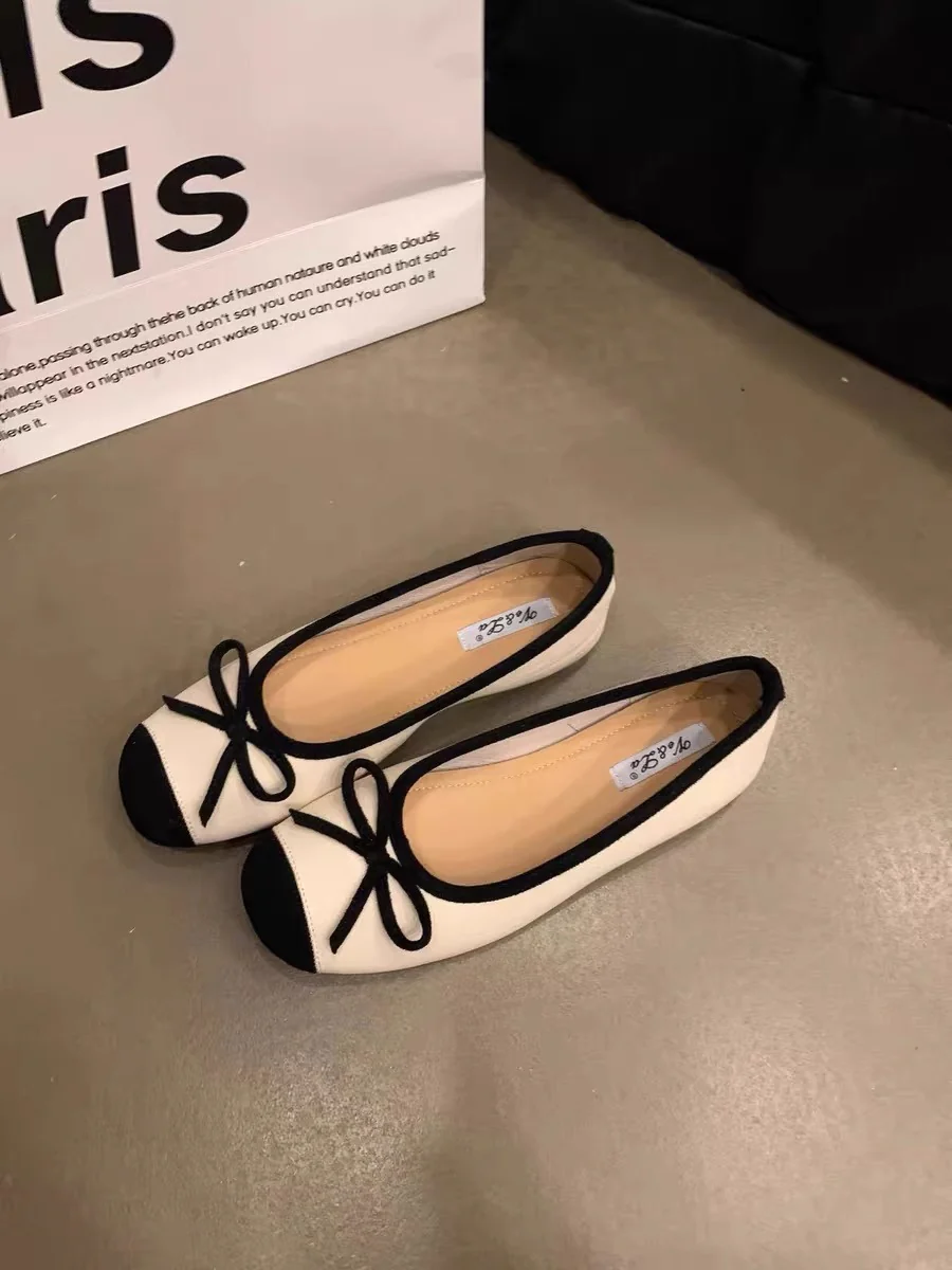 Damen Ballerinas mit schimmerndem Obermaterial und verspieltem Schleifendesign Heidi Mode - Image 7