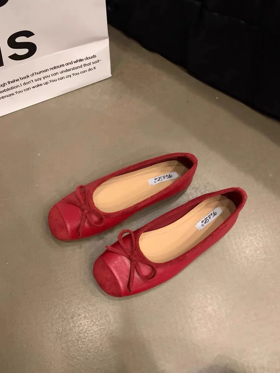 Damen Ballerinas mit schimmerndem Obermaterial und verspieltem Schleifendesign Heidi Mode - Image 8