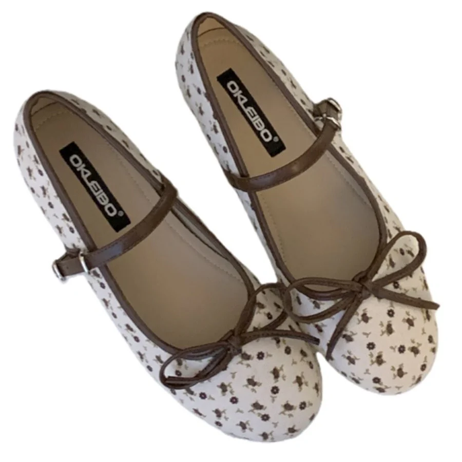 Damen Ballerinas mit verspieltem Blumenmuster Heidi Mode - Image 5