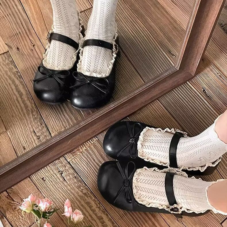 Damen Ballerinas mit verspielten Details und edler Schnürung Heidi Mode - Image 3