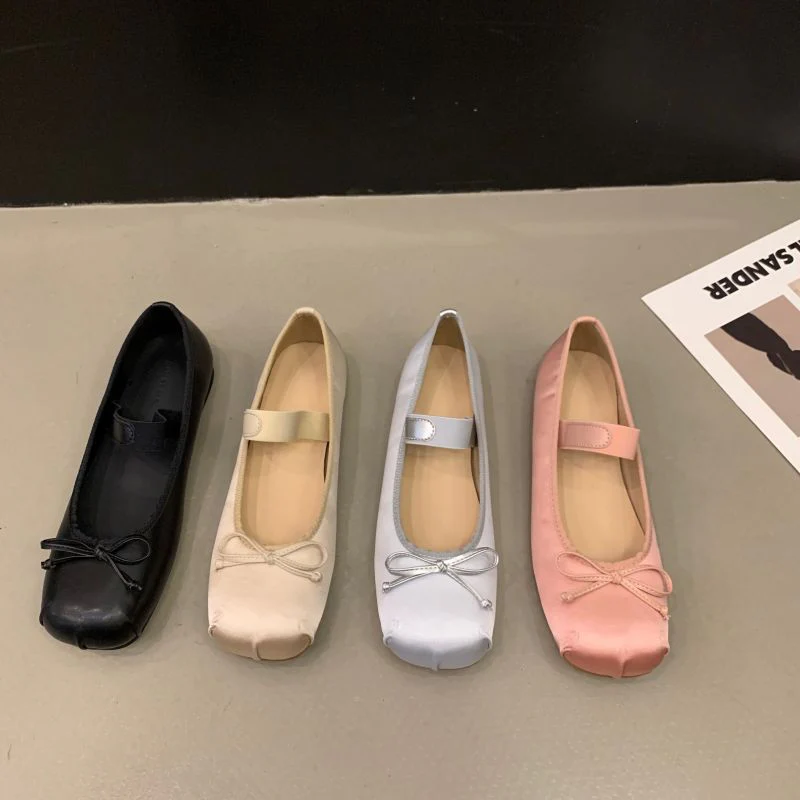 Damen Ballerinas mit verstellbarem Riemen und elegantem Schleifenakzent Heidi Mode - Image 3