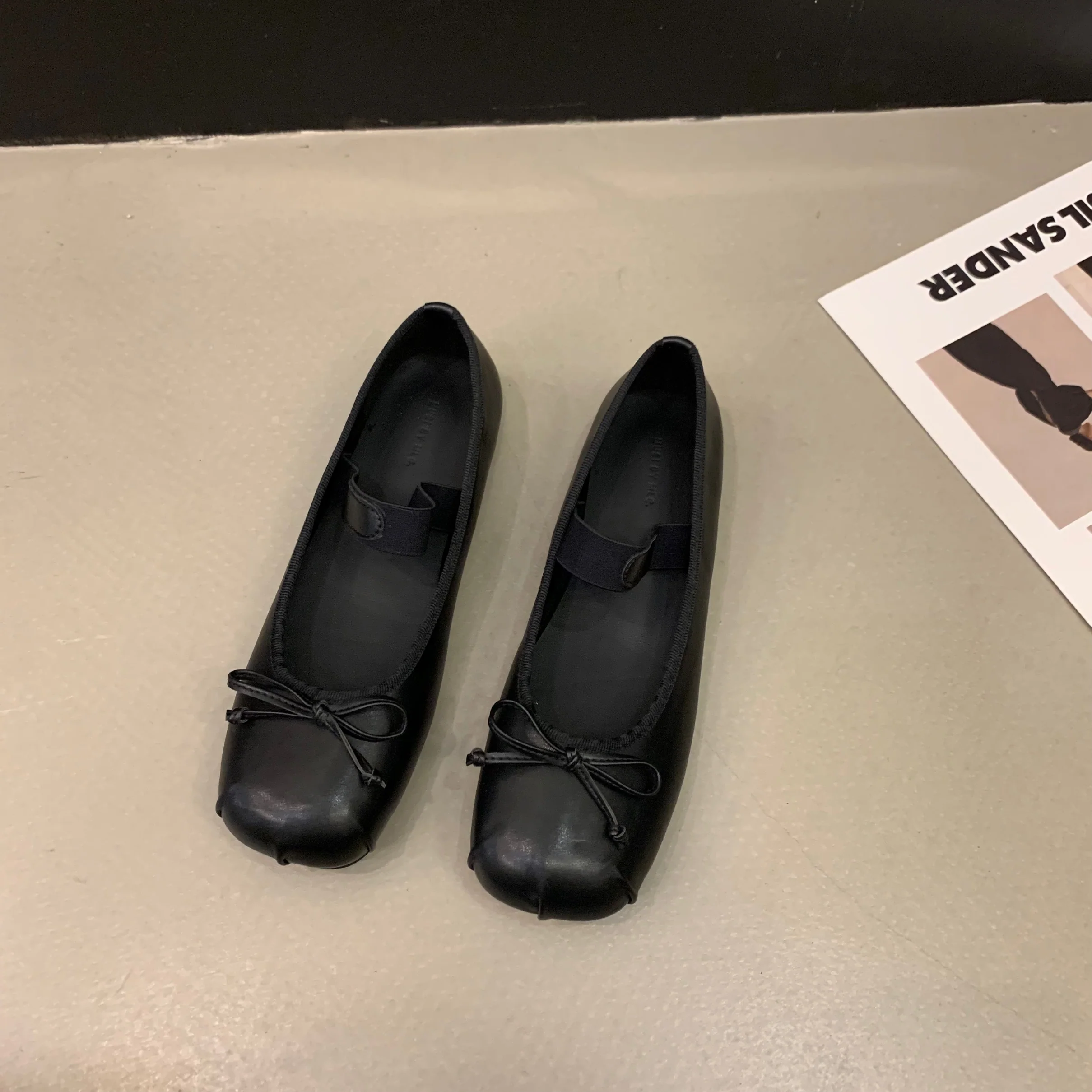 Damen Ballerinas mit verstellbarem Riemen und elegantem Schleifenakzent Heidi Mode - Image 8
