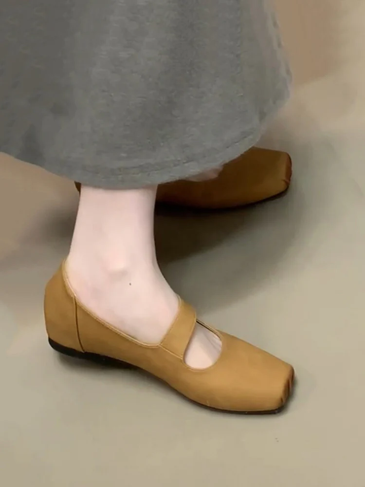Damen Ballerinas mit verstellbarem Riemen und flexiblem Komfortfußbett Heidi Mode - Image 9