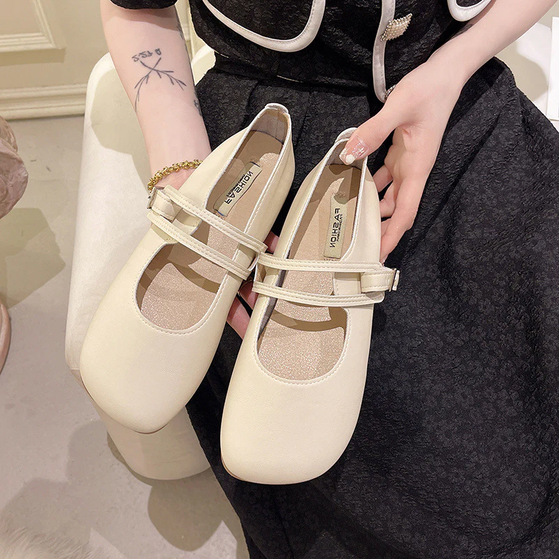 Damen Ballerinas mit verstellbarem Riemen und weichem Innenfutter Heidi Mode - Image 3