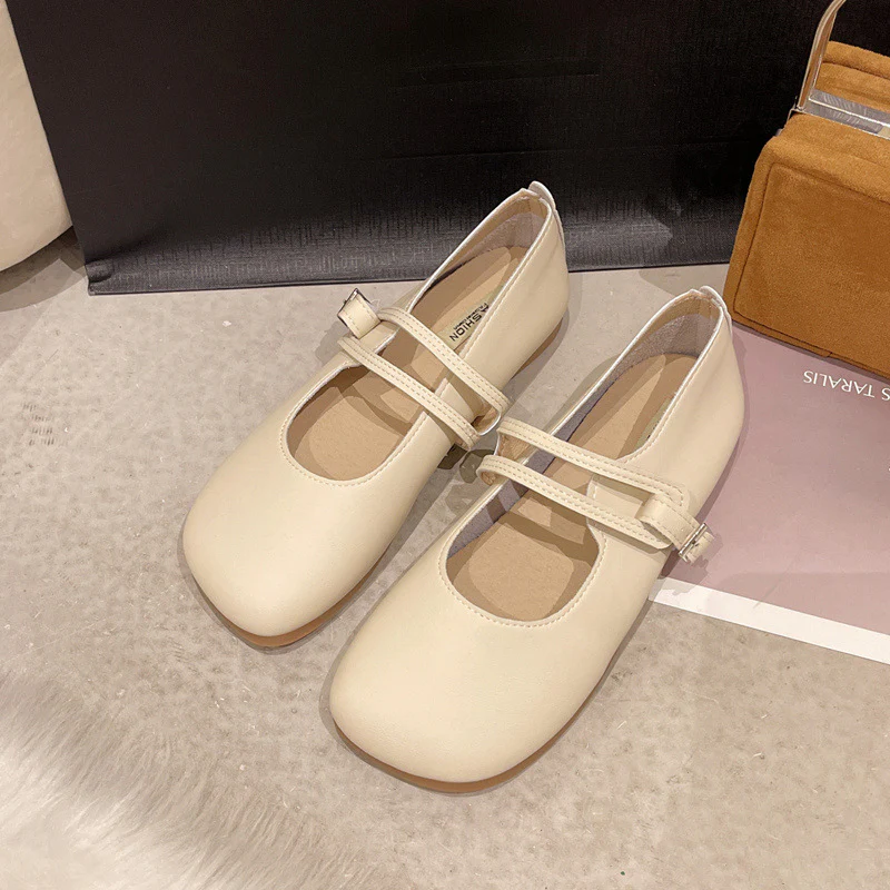 Damen Ballerinas mit verstellbarem Riemen und weichem Innenfutter Heidi Mode - Image 5
