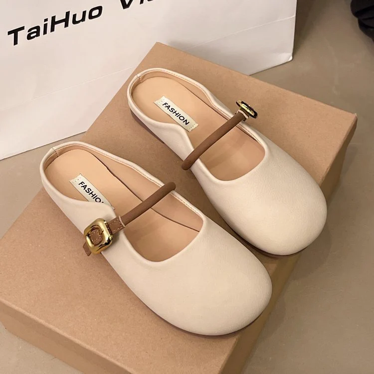 Damen Ballerinas mit verstellbarem Riemen und weichem Innenfutter Heidi Mode - Image 6