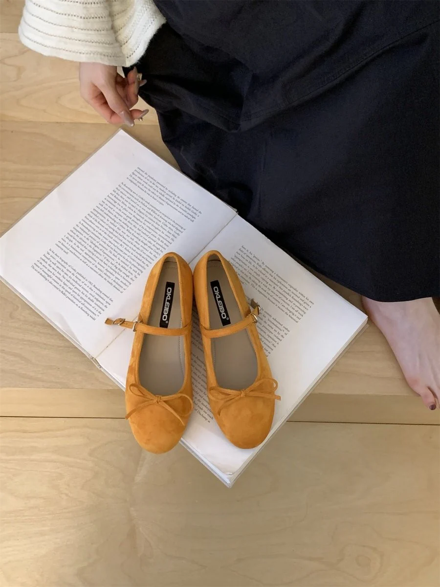 Damen Ballerinas mit zartem Riemchen und Blumenmuster Heidi Mode - Image 8