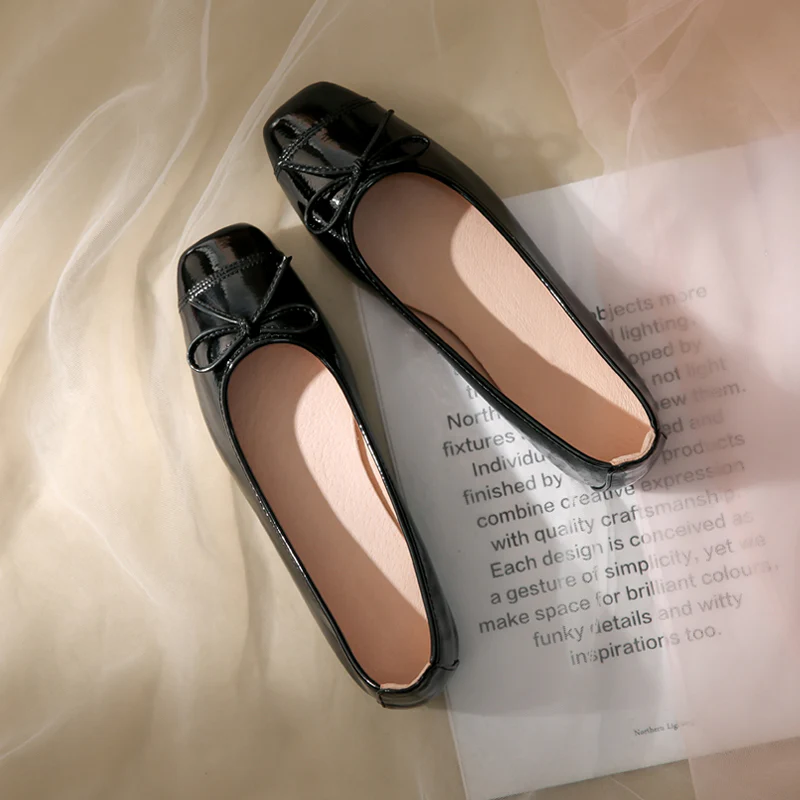Damen Ballerinas mit zartem Schleifendetail und weichem Innenfutter Heidi Mode - Image 6