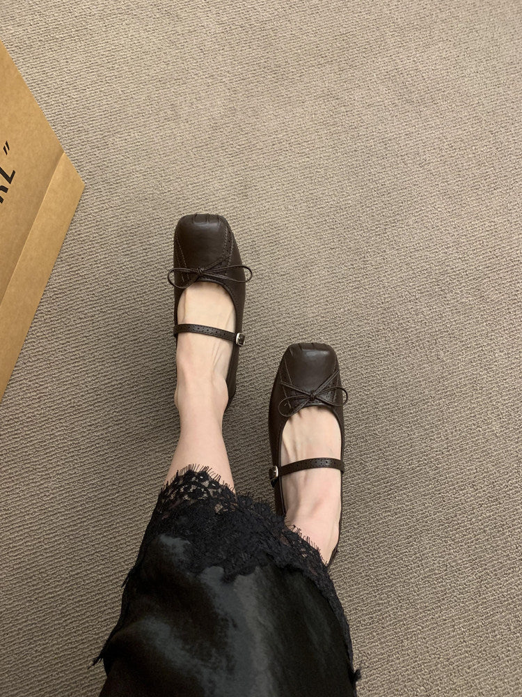 Damen Ballerinas mit zierlicher Schleife und komfortablem Fußbett Heidi Mode - Image 8