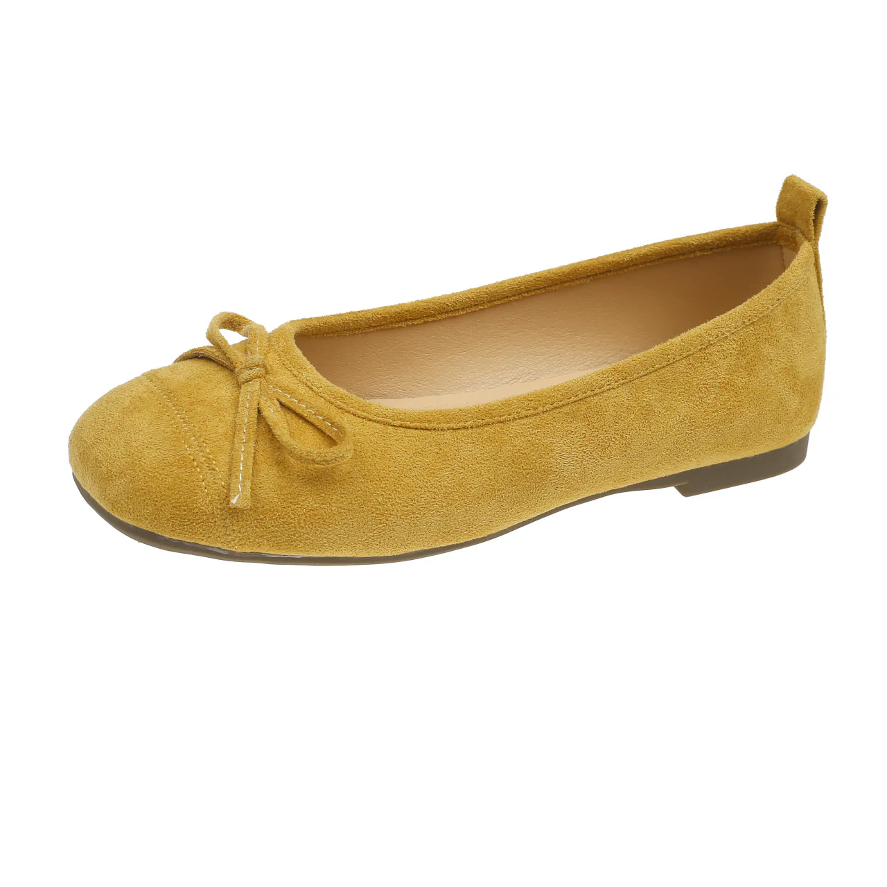 Damen Ballerinas mit zierlicher Schleifenverzierung und bequemer Ledersohle Heidi Mode - Image 8