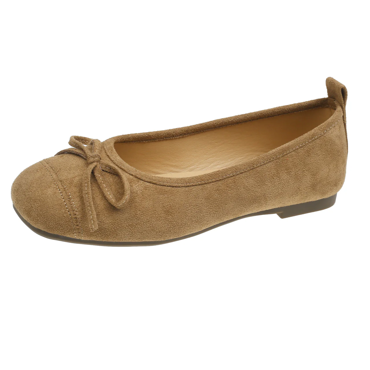 Damen Ballerinas mit zierlicher Schleifenverzierung und bequemer Ledersohle Heidi Mode - Image 9