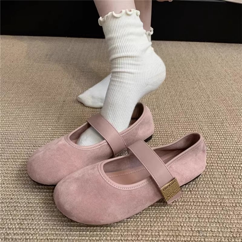 Damen Ballettschuhe mit elegantem Riemen und bequemer Sohle Heidi Mode - Image 2