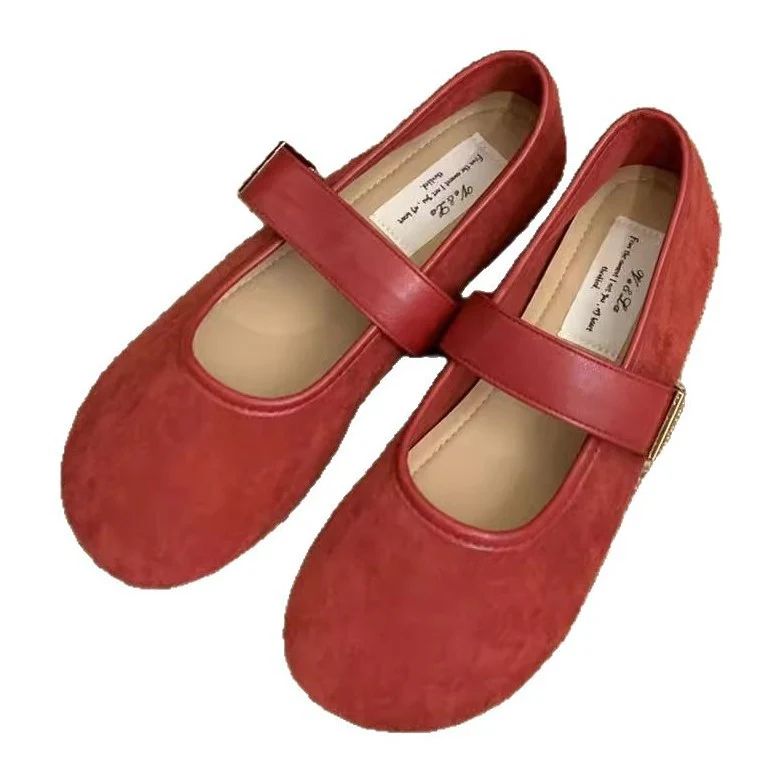 Damen Ballettschuhe mit elegantem Riemen und bequemer Sohle Heidi Mode - Image 5