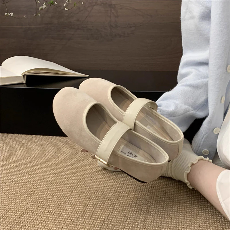 Damen Ballettschuhe mit elegantem Riemen und bequemer Sohle Heidi Mode - Image 7