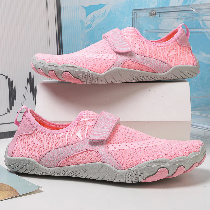 Damen Barfuß-Schwimmschuhe mit rutschfester Sohle und elastischem Klettverschluss Heidi Mode - Image 3