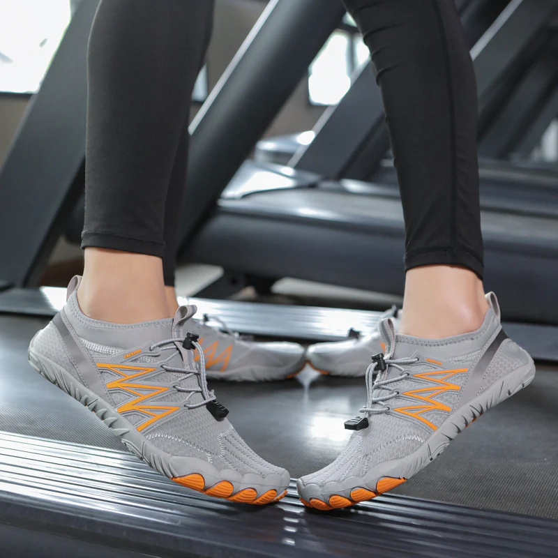 Damen Barfuß-Sportschuhe mit rutschfester Sohle und elastischem Schnellschnürsystem Heidi Mode - Image 4
