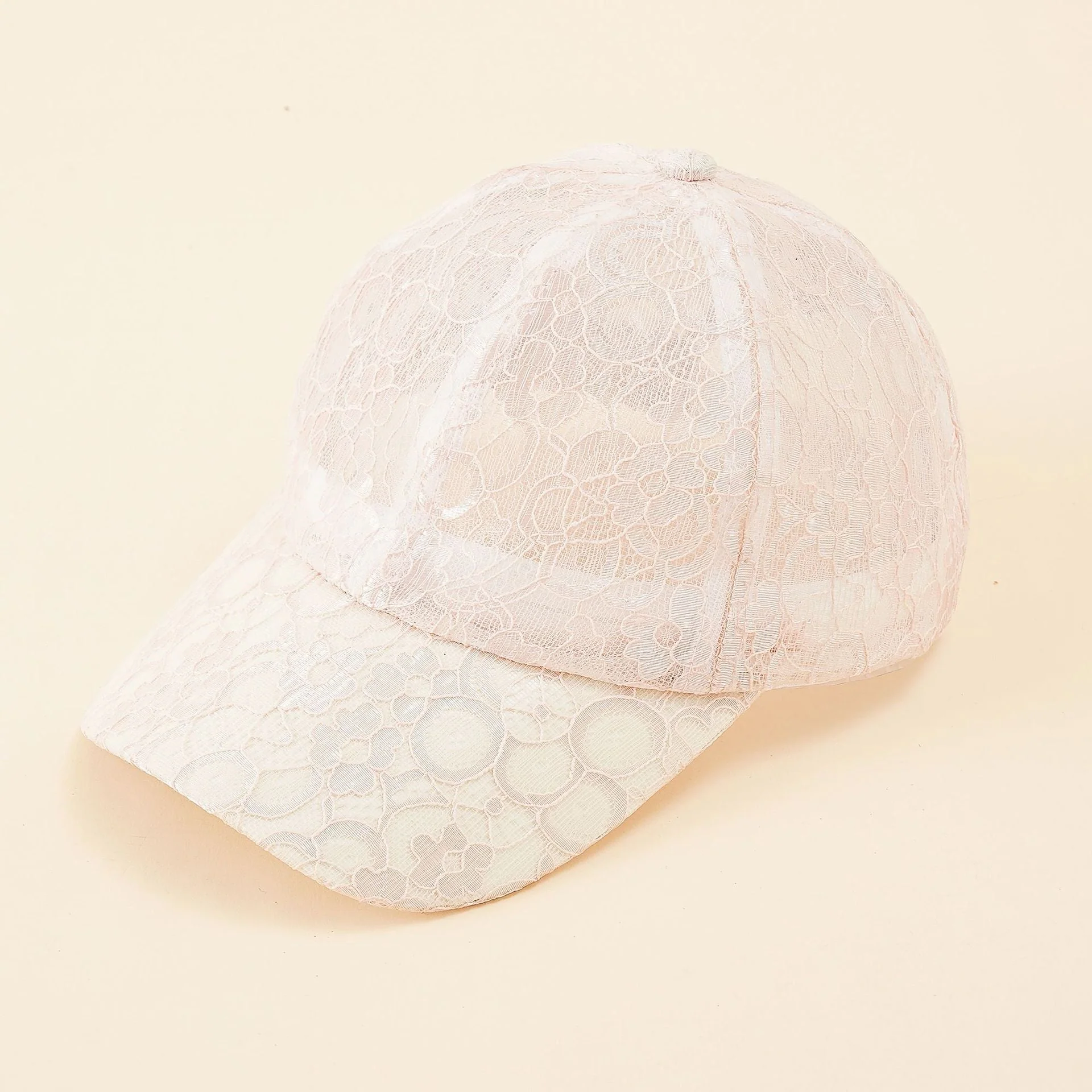 Damen Baseballmütze mit Elegantem Spitzenmuster und Atmungsaktiver Struktur Heidi-Mode - Image 4