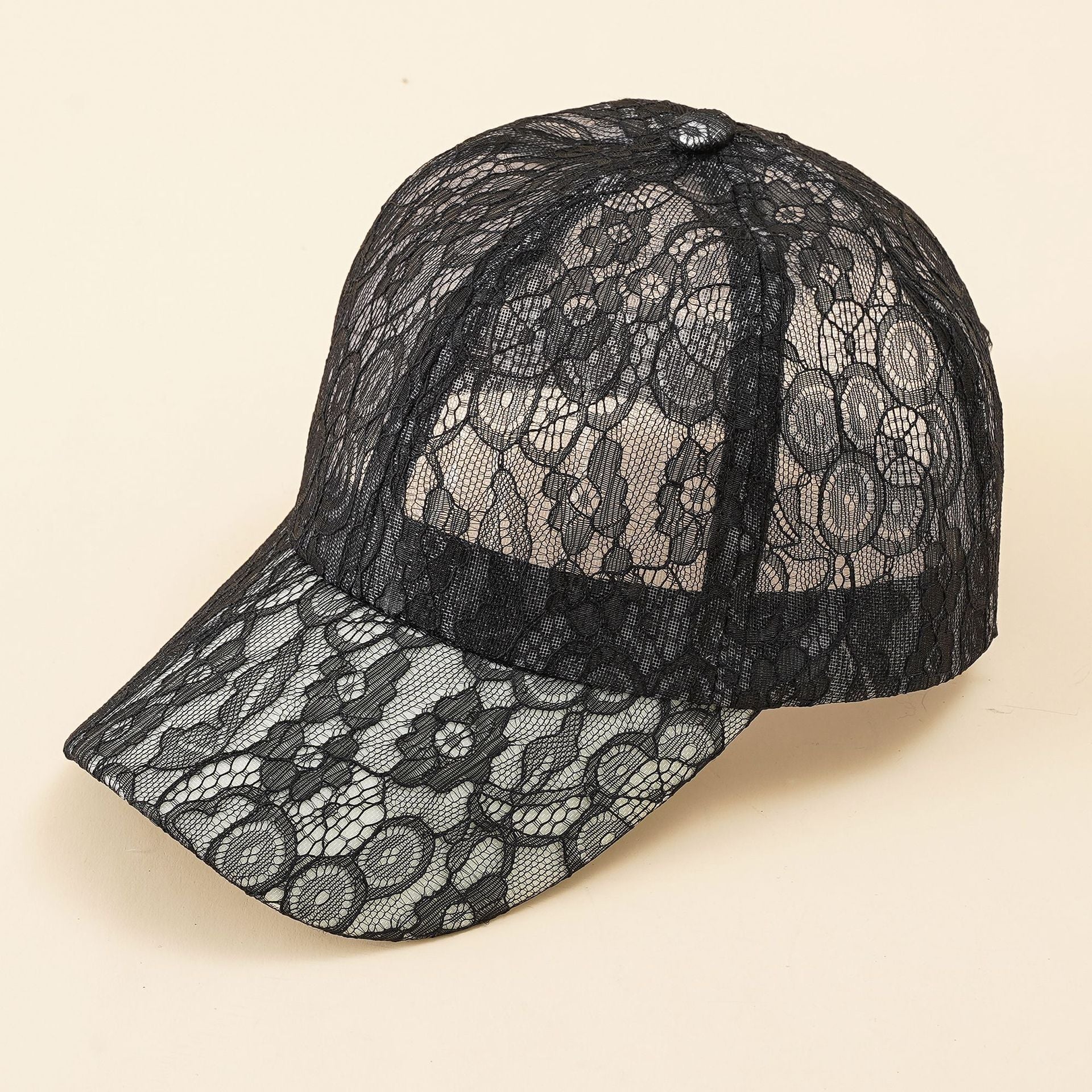 Damen Baseballmütze mit Elegantem Spitzenmuster und Atmungsaktiver Struktur Heidi-Mode - Image 7