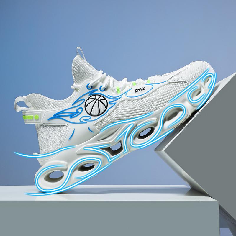 Damen Basketball Sneakers mit atmungsaktiver Mesh-Oberfläche und einzigartigem Sohlenprofil Heidi Mode - Image 2